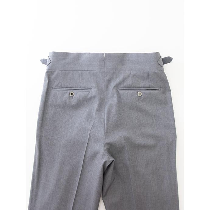 マッシモ・コラード Massimo Corrado ベルトレストラウザーズ/ヴィンテージウールツイル イタリア製 グレー mac501607 |  | 07