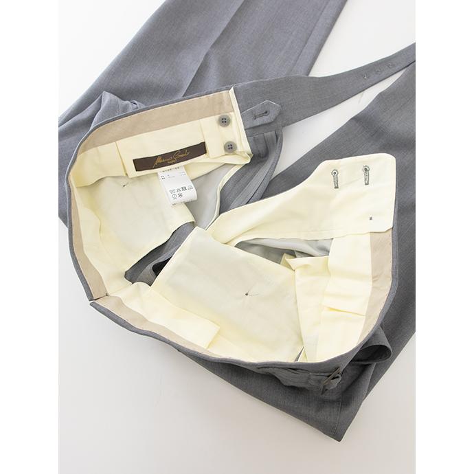 マッシモ・コラード Massimo Corrado ベルトレストラウザーズ/ヴィンテージウールツイル イタリア製 グレー mac501607 |  | 09