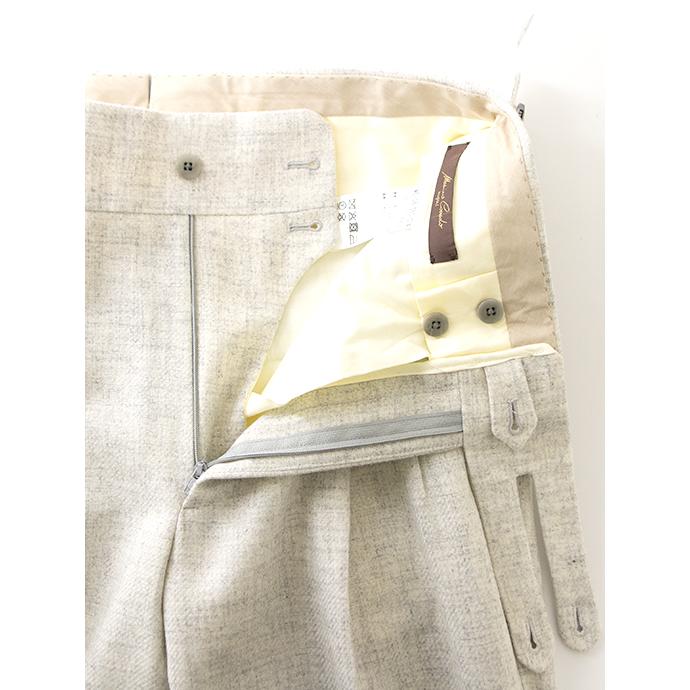 マッシモ・コラード Massimo Corrado 別注トラウザーズ/ウィンザーモデル/ウールカシミア イタリア製 スノーグレー mac502001 |  | 06