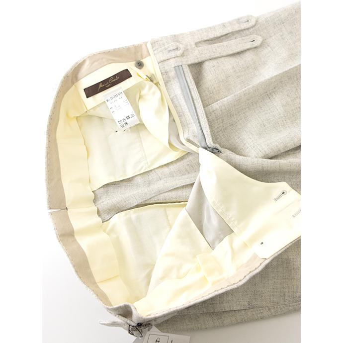 マッシモ・コラード Massimo Corrado 別注トラウザーズ/ウィンザーモデル/ウールカシミア イタリア製 スノーグレー mac502001 |  | 07