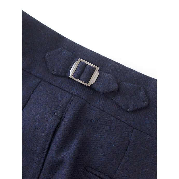 マッシモ・コラード Massimo Corrado 別注トラウザーズ/ウィンザーモデル/ウールカシミア イタリア製 ネイビーブルー mac502002 |  | 03