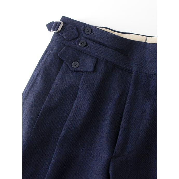 マッシモ・コラード Massimo Corrado 別注トラウザーズ/ウィンザーモデル/ウールカシミア イタリア製 ネイビーブルー mac502002 |  | 05