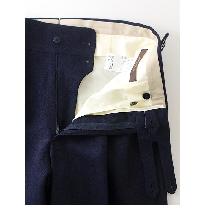 マッシモ・コラード Massimo Corrado 別注トラウザーズ/ウィンザーモデル/ウールカシミア イタリア製 ネイビーブルー mac502002 |  | 06
