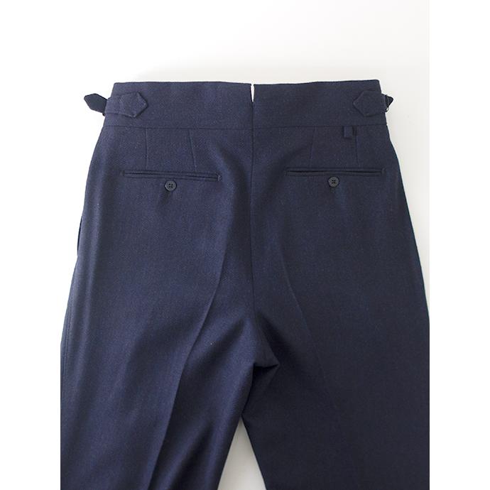 マッシモ・コラード Massimo Corrado 別注トラウザーズ/ウィンザーモデル/ウールカシミア イタリア製 ネイビーブルー mac502002 |  | 08
