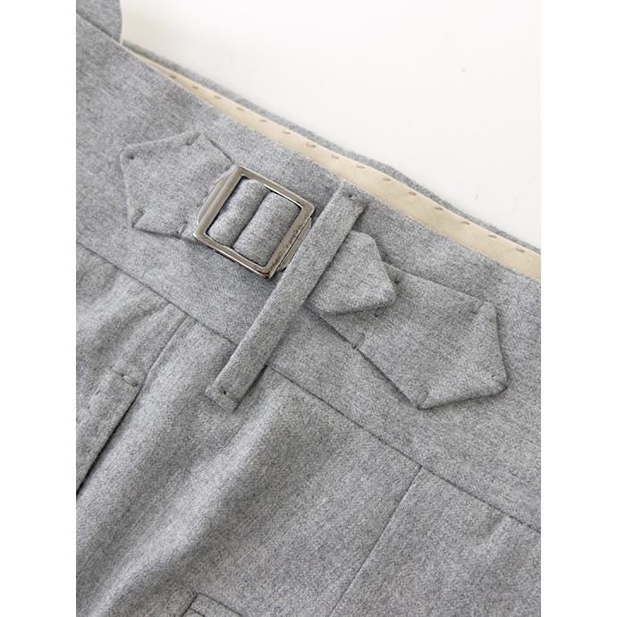マッシモ・コラード Massimo Corrado 2WAYトラウザーズ/スムースサキソニーウール イタリア製 ライトグレー mac502003 |  | 03