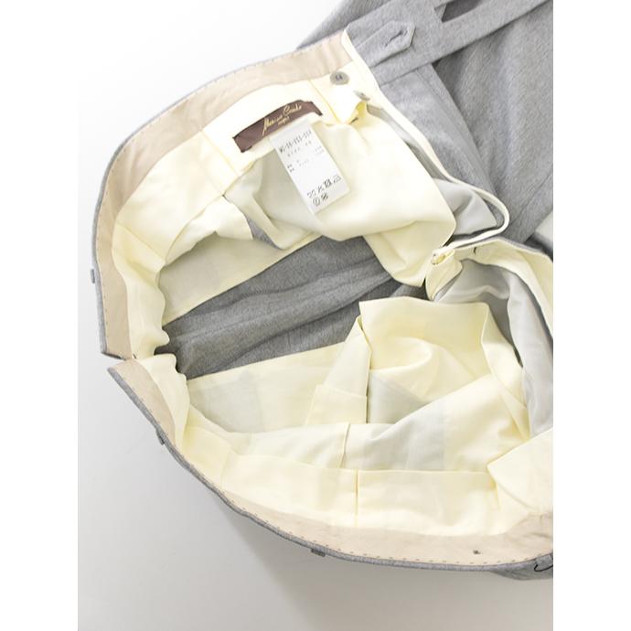 マッシモ・コラード Massimo Corrado 2WAYトラウザーズ/スムースサキソニーウール イタリア製 ライトグレー mac502003 |  | 07