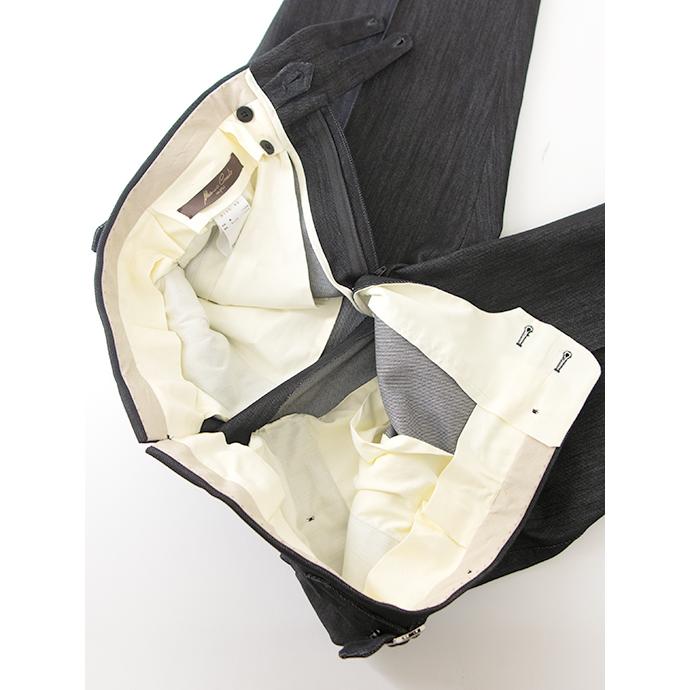 マッシモ・コラード Massimo Corrado ベルトレストラウザーズ/リジッドブラックデニム イタリア製 ブラック mac502201 |  | 07