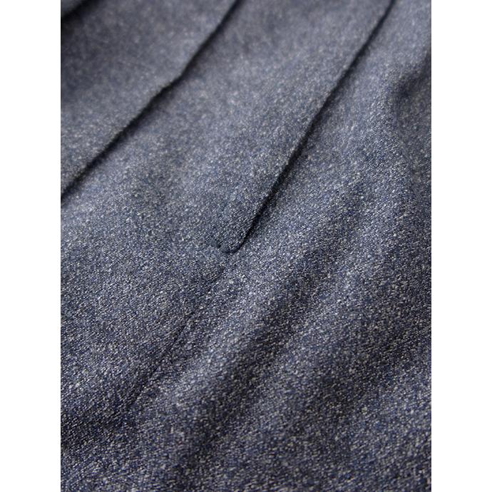 マッシモ・コラード Massimo Corrado ベルトレストラウザーズ/メランジウール イタリア製 ブルーグレー mac502202 |  | 04