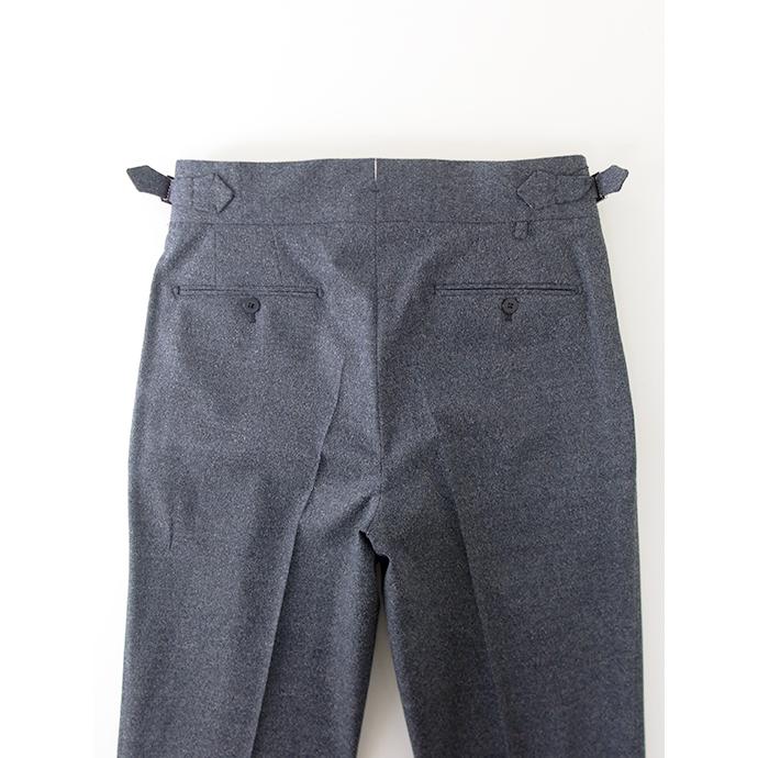 マッシモ・コラード Massimo Corrado ベルトレストラウザーズ/メランジウール イタリア製 ブルーグレー mac502202 |  | 08