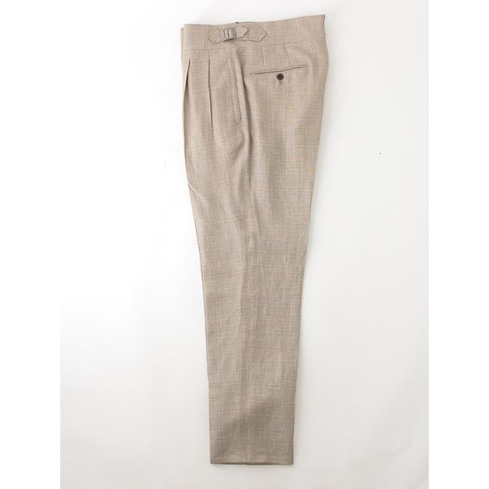 マッシモ・コラード Massimo Corrado リネンウール/ベルトレストラウザーズ イタリア製 ライトブラウン mac502203 |  | 02
