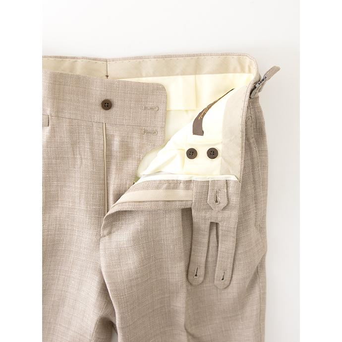 マッシモ・コラード Massimo Corrado リネンウール/ベルトレストラウザーズ イタリア製 ライトブラウン mac502203 |  | 06