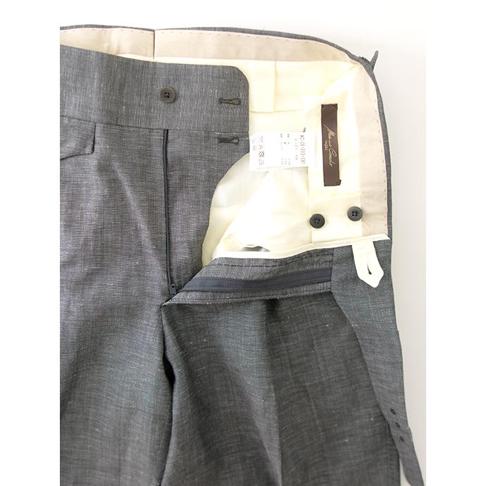 マッシモ・コラード Massimo Corrado ウールリネン/ベルトレストラウザーズ イタリア製 グレー mac502204 |  | 06