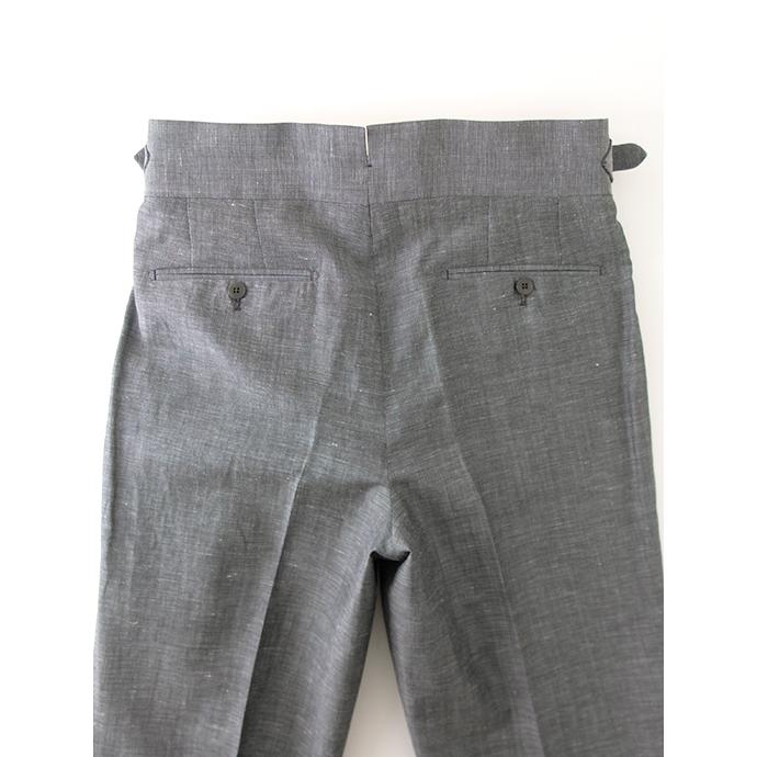 マッシモ・コラード Massimo Corrado ウールリネン/ベルトレストラウザーズ イタリア製 グレー mac502204 |  | 07