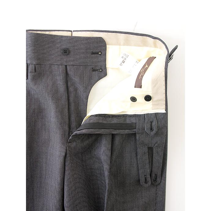 マッシモ・コラード Massimo Corrado マイクロヘリンボーンウール/別注トラウザーズ/ウィンザーモデル イタリア製 グレー mac502205 |  | 04