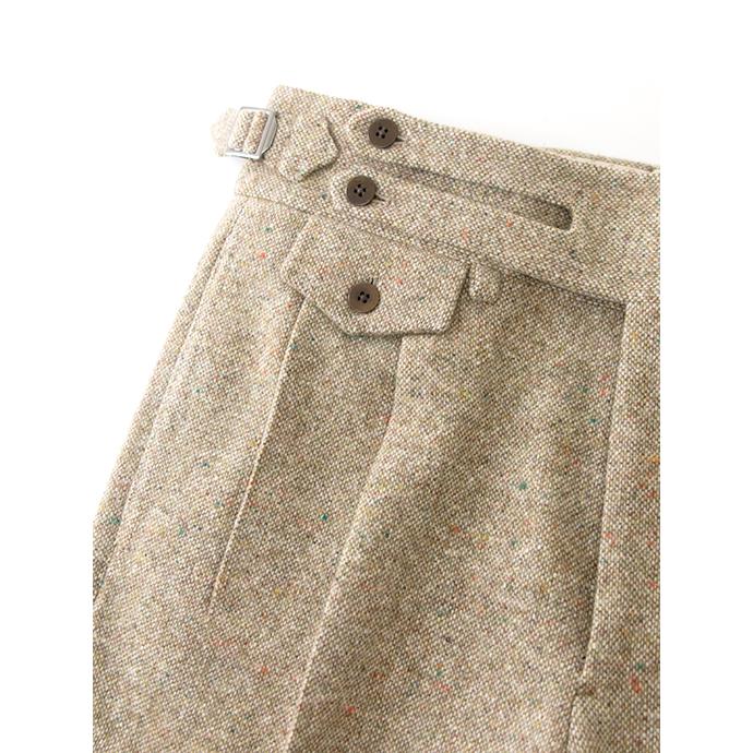 マッシモ・コラード Massimo Corrado ホームスパンツイード/別注トラウザーズ/ウィンザーモデル イタリア製 ベージュ mac502207 |  | 03