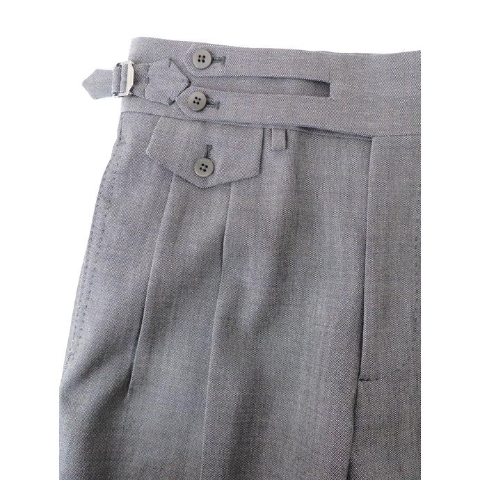 マッシモ・コラード Massimo Corrado ウールモヘア/ベルトレストラウザーズ イタリア製 グレー mac520201 |  | 05