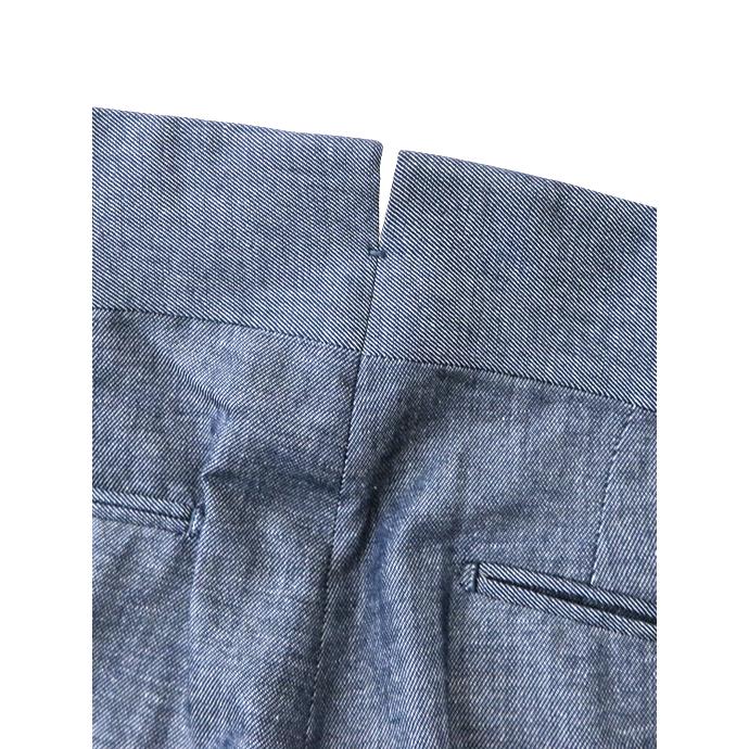 マッシモ・コラード Massimo Corrado コットンリネン/ベルトレストラウザーズ イタリア製 インディゴブルー mac520202 |  | 08