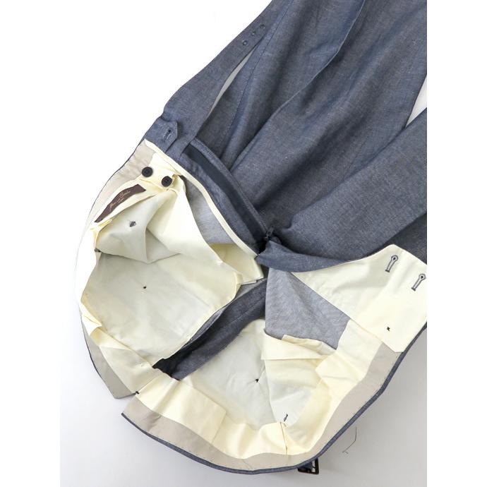 マッシモ・コラード Massimo Corrado コットンリネン/ベルトレストラウザーズ イタリア製 インディゴブルー mac520202 |  | 09