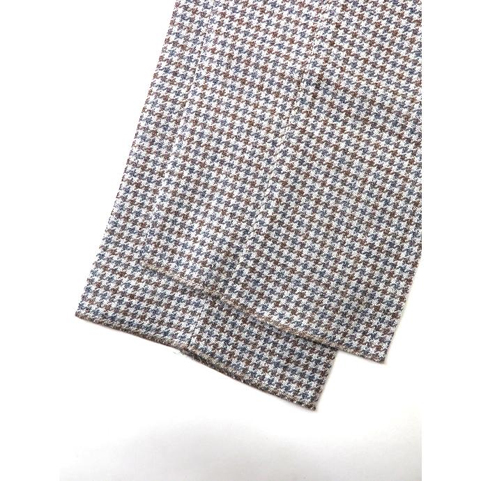 マッシモ・コラード Massimo Corrado リネンシルクコットン/ベルトレストラウザーズ イタリア製 グレー×ブラウン mac520203 |  | 10