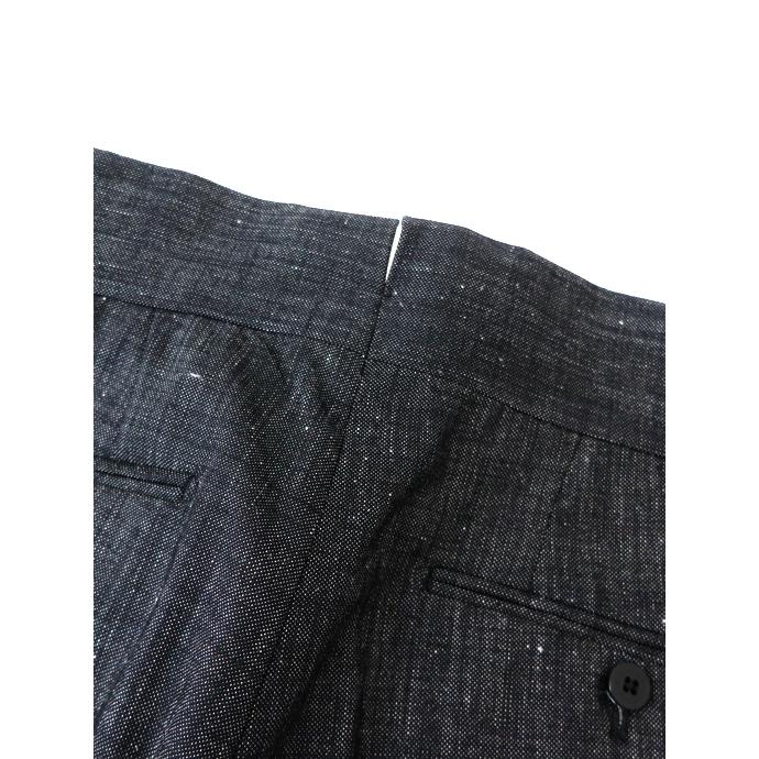 マッシモ・コラード Massimo Corrado ウールリネンコットン/ベルトレストラウザーズ イタリア製 ブラック mac520205 |  | 08