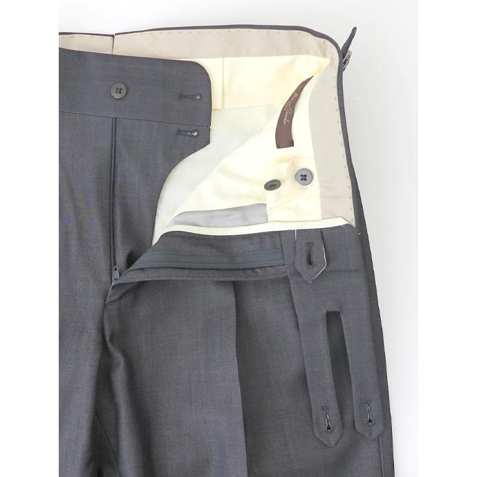 マッシモ・コラード Massimo Corrado ウール/ベルトレストラウザーズ イタリア製 グレーネイビー mac520206 |  | 06