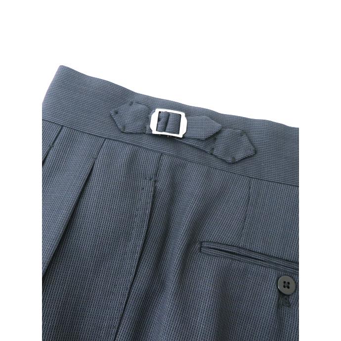 マッシモ・コラード Massimo Corrado ウールナイロン/ベルトレストラウザーズ イタリア製 ネイビー mac520207 |  | 03