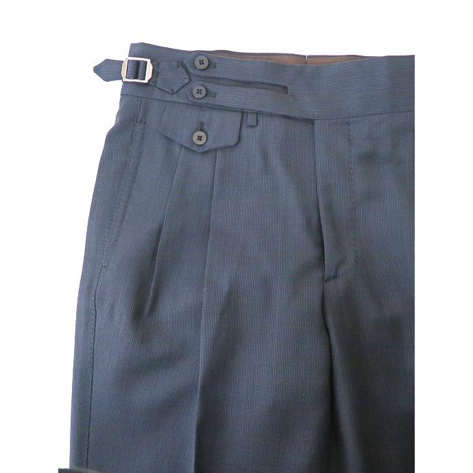 マッシモ・コラード Massimo Corrado ウールナイロン/ベルトレストラウザーズ イタリア製 ネイビー mac520207 |  | 05