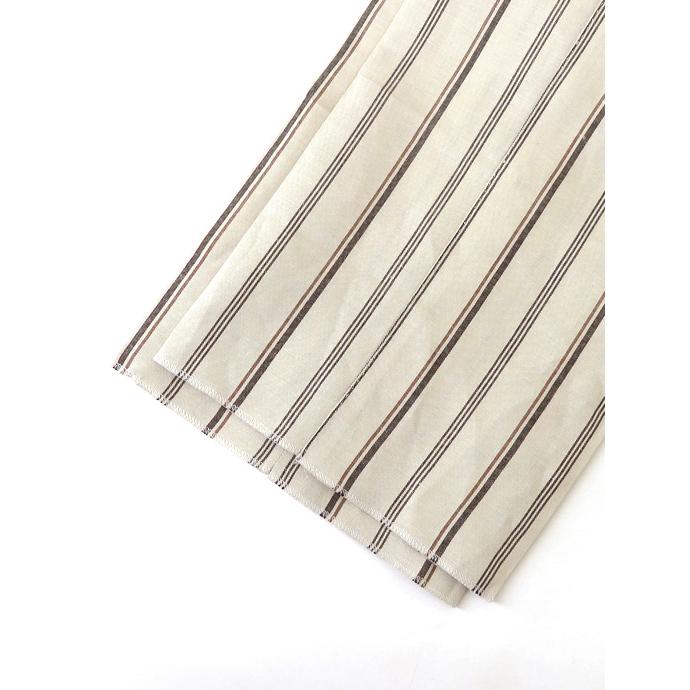 マッシモ・コラード Massimo Corrado ベルトレストラウザーズ/ウィンザーモデル/リネンシルク イタリア製 オフホワイト×ブラウン mac520401 |  | 09