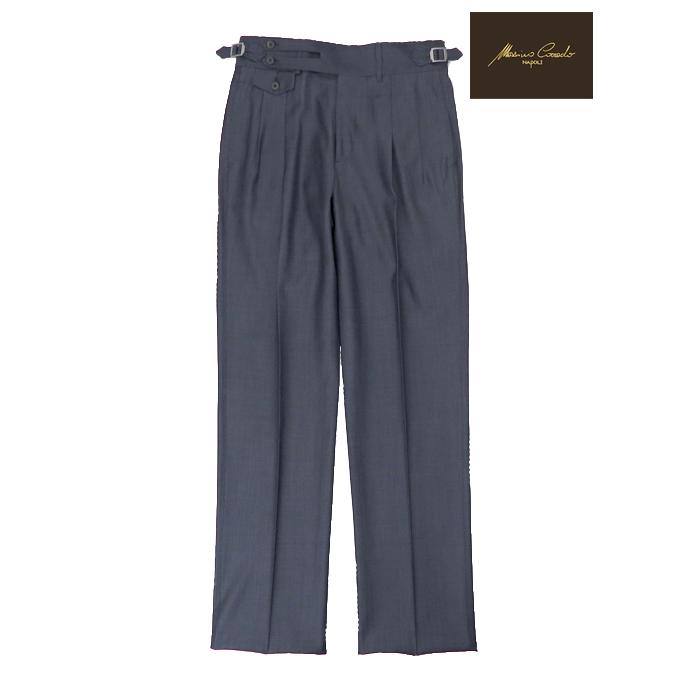 マッシモ・コラード Massimo Corrado 2WAYウザーズ ウィンザーモデル イタリア製 グレーネイビー mac520403 | 