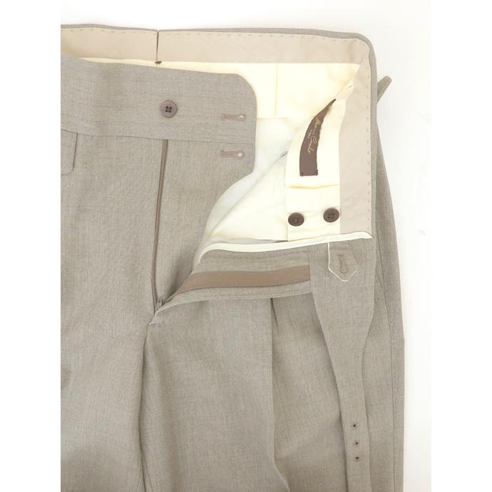 マッシモ・コラード Massimo Corrado ベルトレストラウザーズ/ウィンザーモデル イタリア製 ライトカーキ mac520404 |  | 05