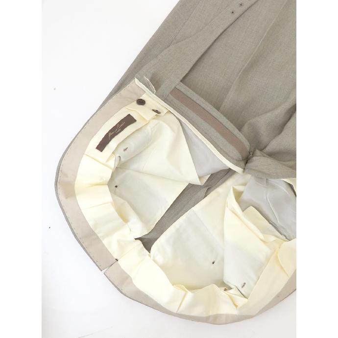 マッシモ・コラード Massimo Corrado ベルトレストラウザーズ/ウィンザーモデル イタリア製 ライトカーキ mac520404 |  | 08