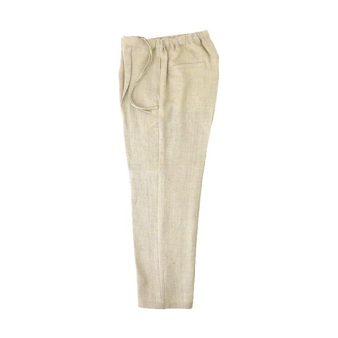 モンサオ Moncao リネンスラックスパンツ 日本製 ベージュ mco520403 | moncao | 01