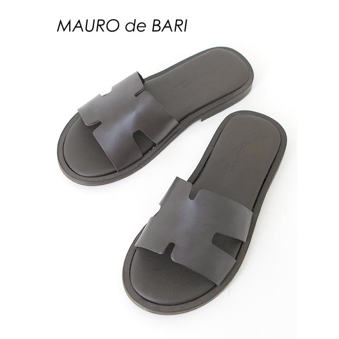 マウロ・デ・バーリ MAURO de BARI レザーサンダル ダークブラウン mdb500802 | MAURO de BARI