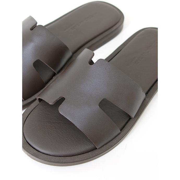 マウロ・デ・バーリ MAURO de BARI レザーサンダル ダークブラウン mdb500802 | MAURO de BARI | 03