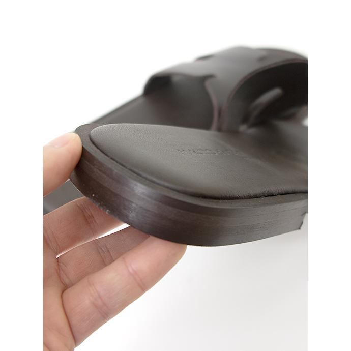 マウロ・デ・バーリ MAURO de BARI レザーサンダル ダークブラウン mdb500802 | MAURO de BARI | 04