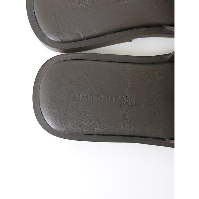 マウロ・デ・バーリ MAURO de BARI レザーサンダル ダークブラウン mdb500802 | MAURO de BARI | 05