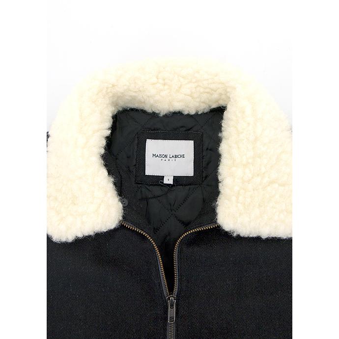【50％OFF】MAISON LABICHE/メゾンラビッシュ/中綿入りウールブルゾン/チャコールブラック/mlb401604 | MAISON LABICHE | 10