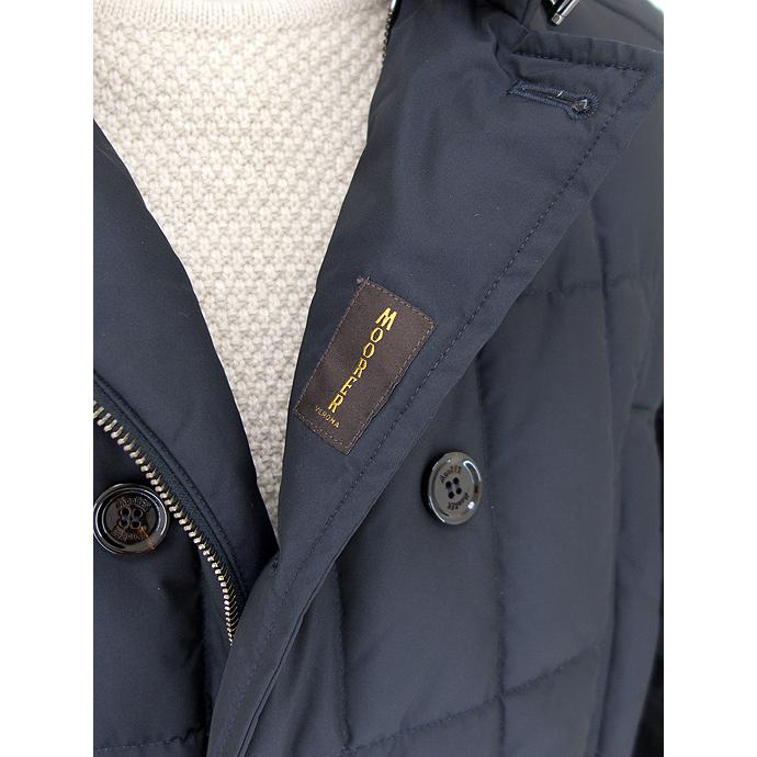 美品 MooRER ムーレー SIRO-KM ダウンジャケット 46 ネイビー