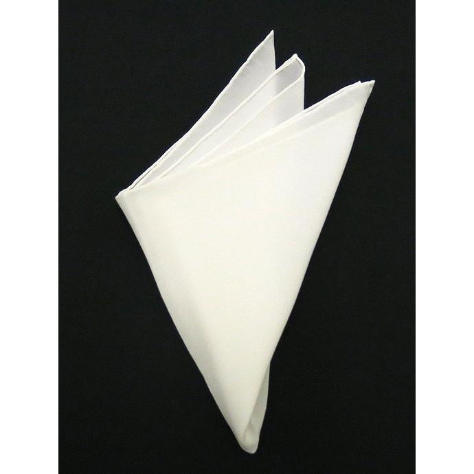 MUNGAI ムンガイ/ポケットチーフ/シルク/ホワイト/mug301010 | ブランド登録なし