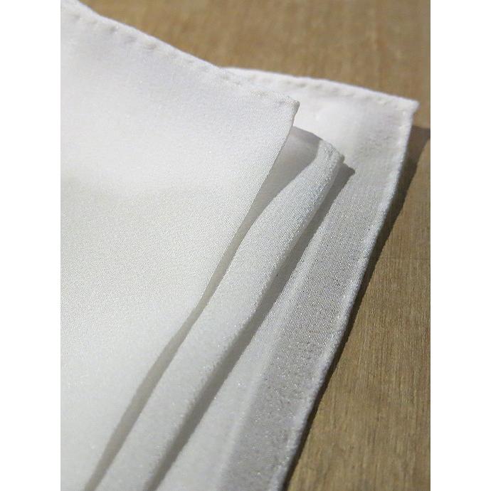 MUNGAI ムンガイ/ポケットチーフ/シルク/ホワイト/mug301010 | ブランド登録なし | 03