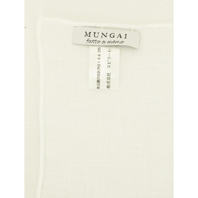 MUNGAI/ムンガイ/ポケットチーフ/リネン/レース/ホワイト/mug382010 | ブランド登録なし | 02