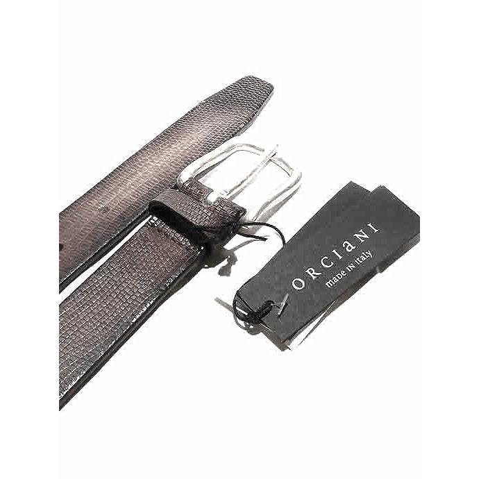ORCIANI オルチアーニ ベルト リザード型押し ブラウン orc320609 | ORCIANI | 01