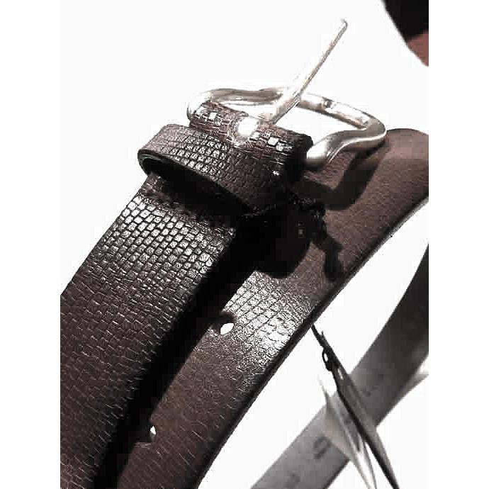 ORCIANI オルチアーニ ベルト リザード型押し ブラウン orc320609 | ORCIANI | 02