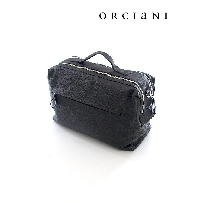 Orciani オルチアーニ ボストンバッグ シボ革 ブラック Orc Orc 1 Rootweb 通販 Yahoo ショッピング