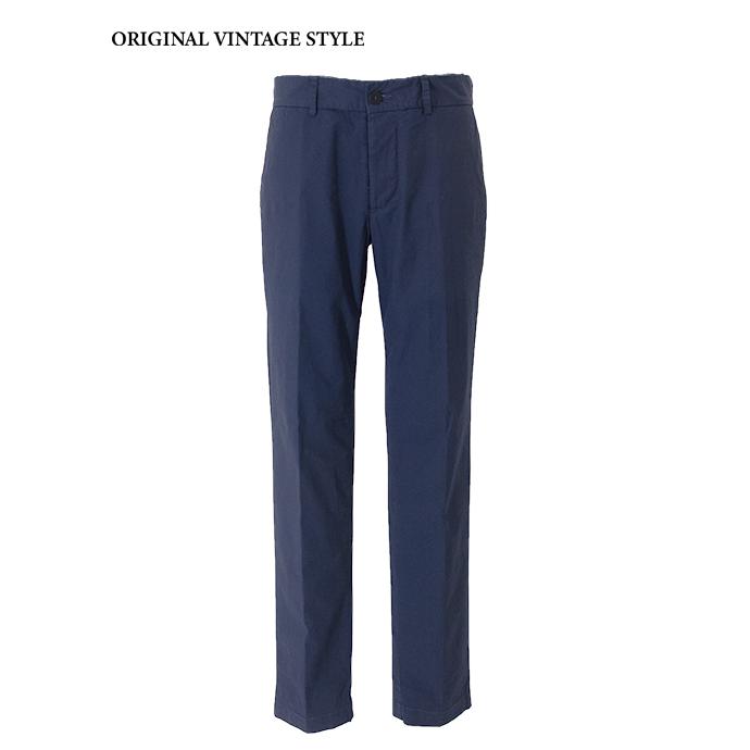Original Vintage Style カジュアルスラックス/薄手ストレッチコットン 
