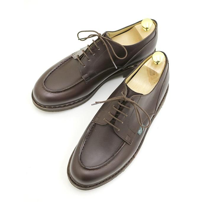 パラブーツ 7 25.5 シャンボード レザー Uチップ カフェ Paraboot（パラブーツ） Uチップシューズ CHAMBORD/シャンボード