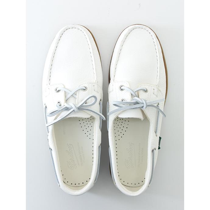 ホワイト　デッキシューズ★パラブーツParaboot 7 Paraboot パラブーツ デッキシューズ MALIBU マリブ 092450