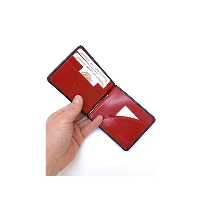 Peroni/ペローニ/カードケース付きマネークリップ/ブラック×チェリー/per402008 | peroni | 01