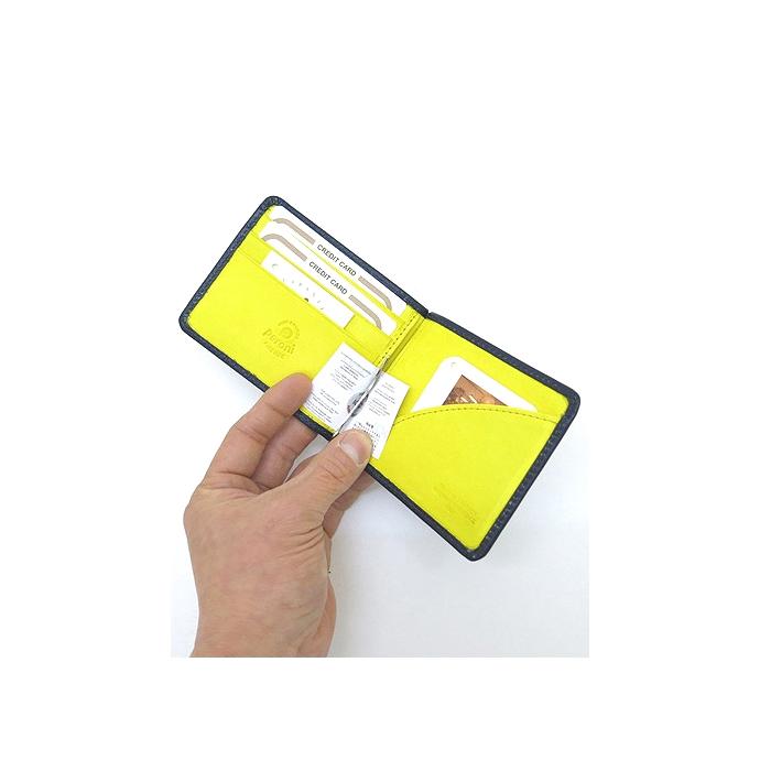 Peroni/ペローニ/カードケース付きマネークリップ/ネイビー×イエロー/per402009 | peroni | 01