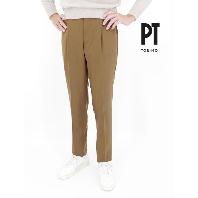 【美品】PT TORINO / 1プリーツスラックス 42サイズ BEAMS F（ビームスF）【別注】PT TORINO / GENTLEMAN-F